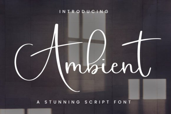 Ambient: A Luxury Handwritten Font for Digital Branding