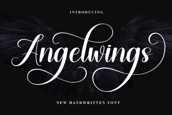 Angelwings: A Sweet Handwritten Typeface for Authentic Branding