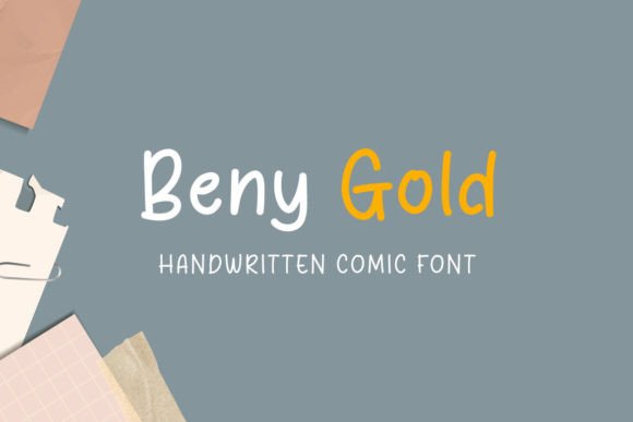 Beny Gold: A Handwritten Font That Makes Your Brand Feel Human