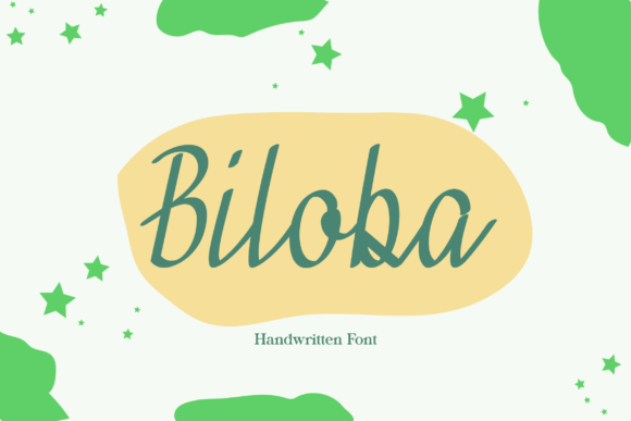 Biloba: A Handwritten Typeface for Modern Editorial Design