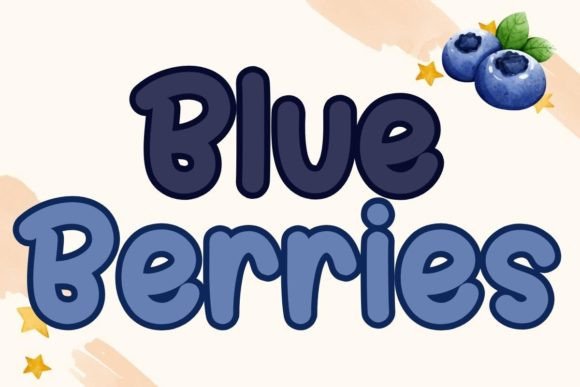 Blue Berries: The Script Font That Elevates Digital Brand Identity