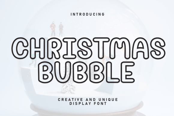 Christmas Bubble: The Perfect Handwritten Typeface for Festive Editorial Design