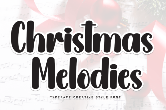 Christmas Melodies: A Sweet Handwritten Typeface for Web Design