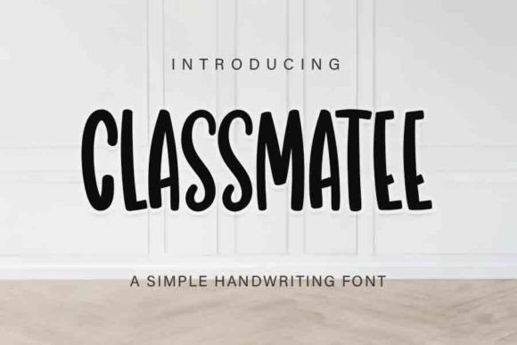 Classmatee: The Handwritten Typeface That Elevates Small Business Branding
