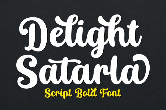 Delight Satarla: A Premium Script Font for Modern Web Design
