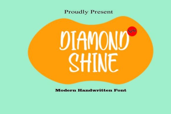 Diamond Shine: A Handwritten Typeface for Editorial Design