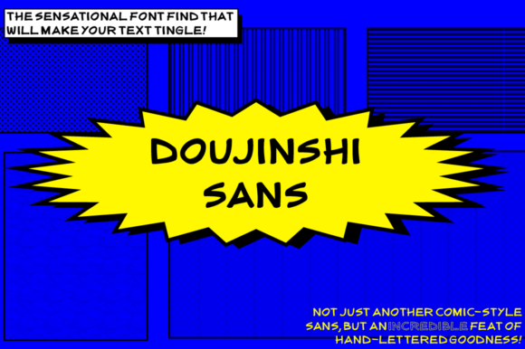 Doujinshi Sans - Bold Italic: A Creative Typeface for Dynamic Campaigns