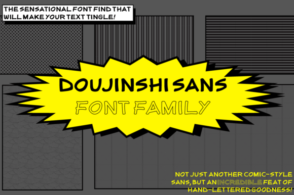 Doujinshi Sans: The Handwritten Typeface for Authentic Campaigns