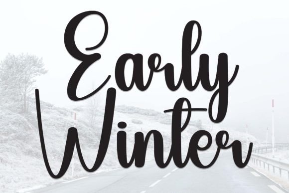 Early Winter: A Friendly Handwritten Font for Digital Brands