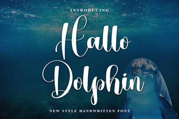 Hallo Dolphin: The Handwritten Typeface That Polishes Small Business Branding