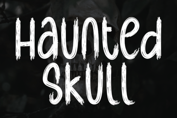 Haunted Skull: The Perfect Handwritten Display Font for Crafters