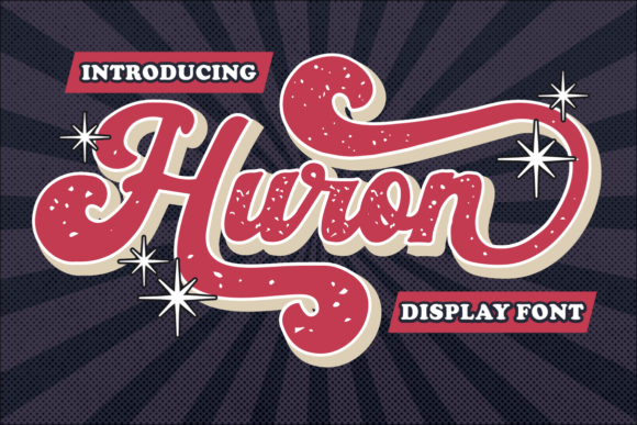 Huron Retro Display Font: A Web Designer's Review