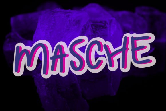 Masche: A Playful Handwritten Font for Digital Branding