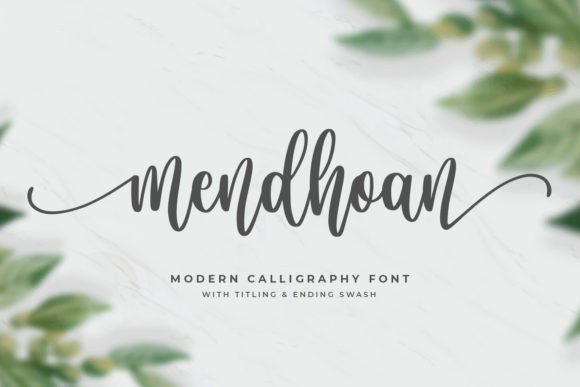 Mendhoan: The Elegant Script Font for Stronger Brand Identity