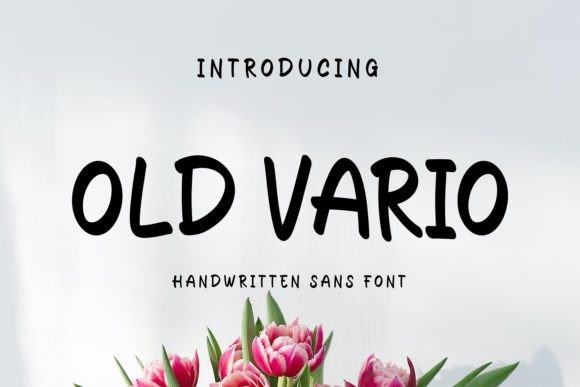 Old Vario: The Perfect Handwritten Font for Your Craft Business