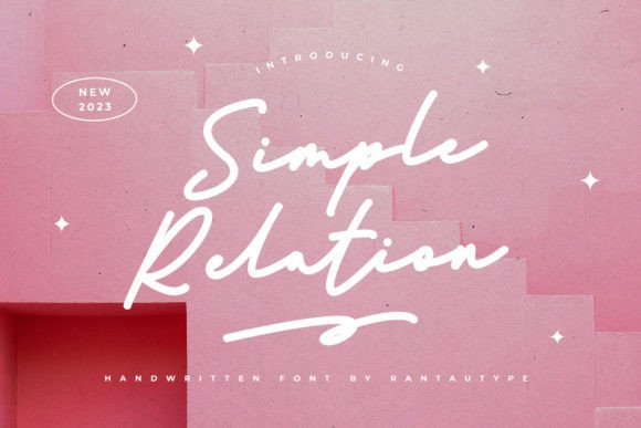 Simple Relation: The Modern Typeface for Handmade Branding