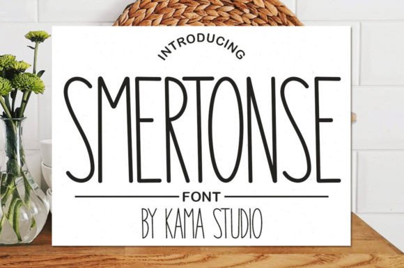Smertonse: The Skinny Handwritten Typeface for Authentic Branding