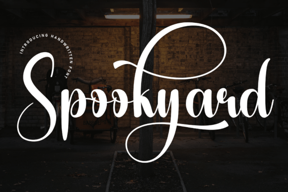 Spookyard: A Sweet, Friendly Handwritten Font for Real Business Branding