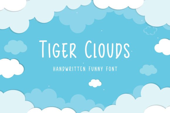 Tiger Clouds: The Playful Handwritten Typeface for Bold Branding
