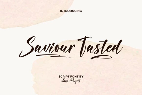 Why Saviour Tasted is the Perfect Script for Modern Branding